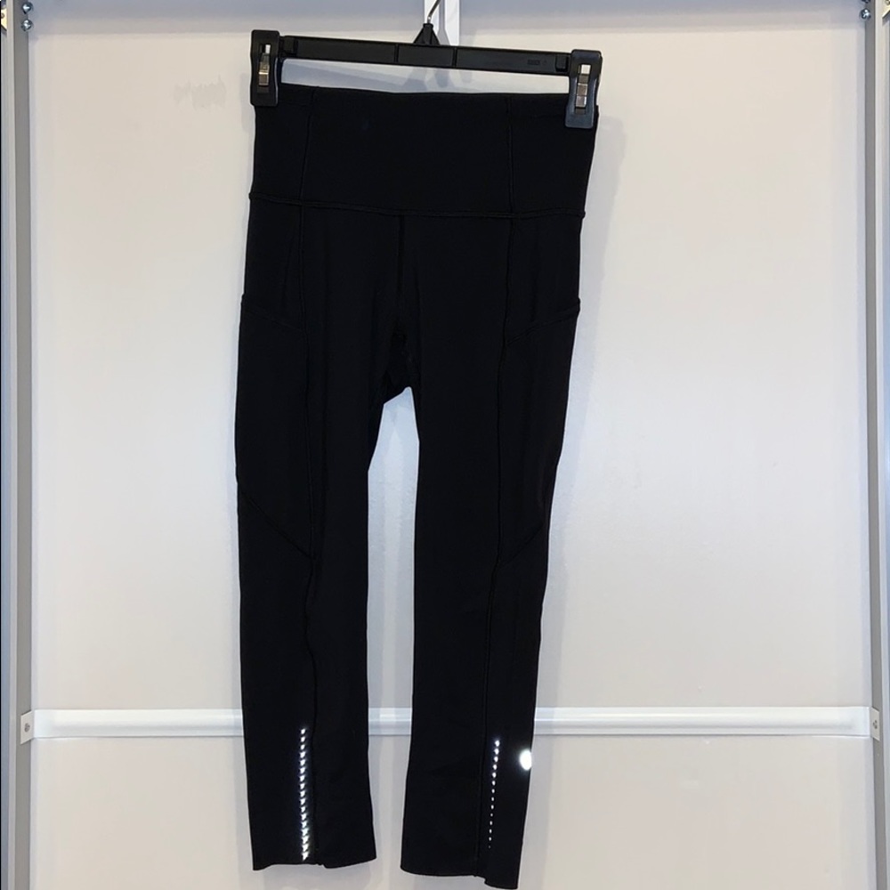 Lululemon fast and free high rise crop ll 23”